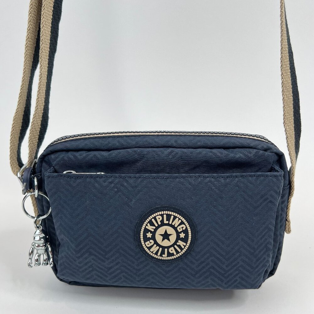 Kipling Womens Abanu Crossbody Bag, Endless Bl Emb